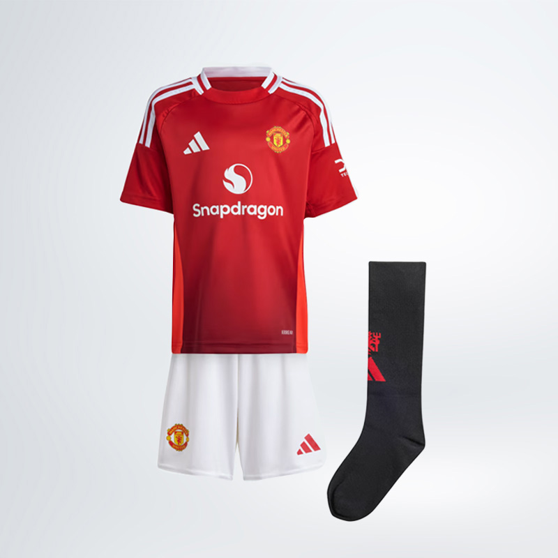 Adidas Junior s Manchester United 24 25 Home Mini Kit IT1980 A2 RO Champion Sports Singapore